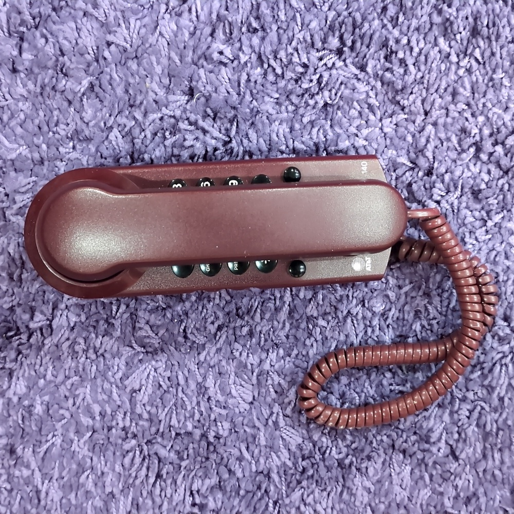 Vintage AT&T Design Line Model 140 Touch Tone Table or Wall Corded Phone
